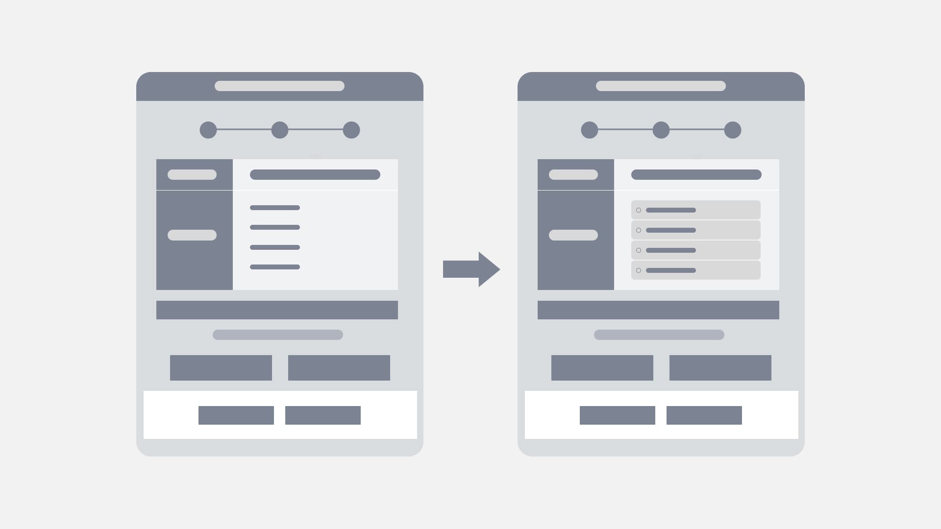 Payment pop-up redesign concept